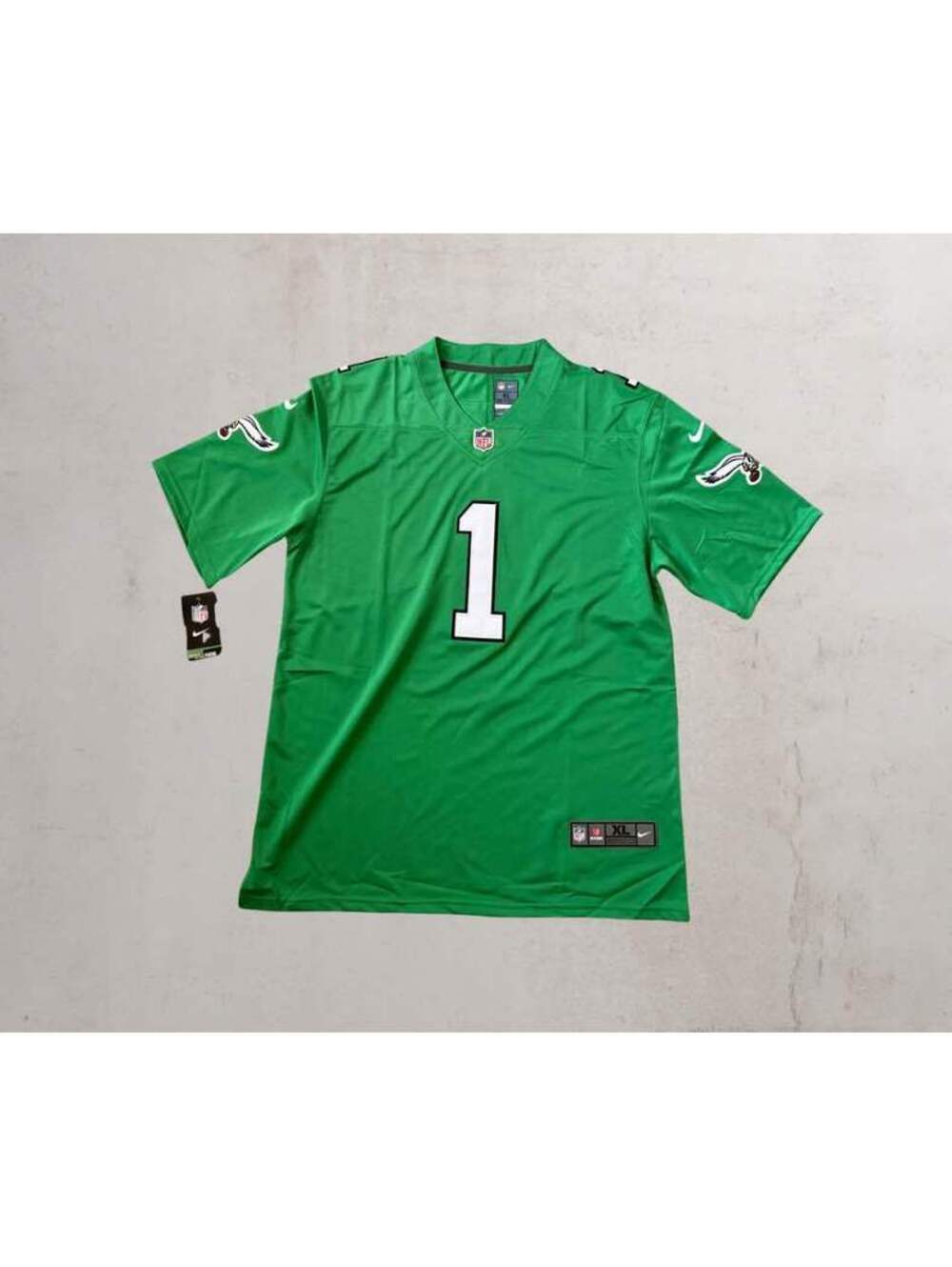 Nike Philadelphia Eagles Jalen Hurts Kelly Green Jersey XL